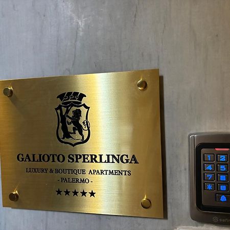Galioto Sperlinga Luxury Boutique Apartments Palermo Bagian luar foto